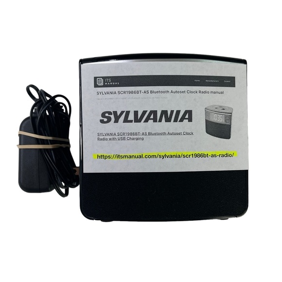 Sylvania Bluetooth Auto Set Clock‎ Radio Dual Alarm - Picture 6 of 9